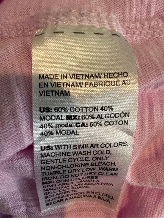 Chico's Light Pink V-Neck Slub-Knit Tunic - Picture 3 of 5